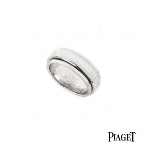 Piaget 18k White Gold Possession Ring B&P G34PK953